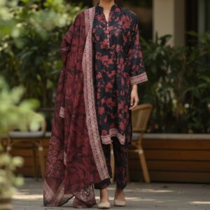 3 piece khaddar suit