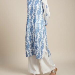 2 piece embroidered lawn